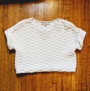 LOFT cropped knit sweater